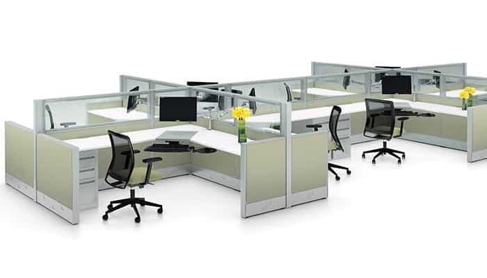 Panel System - Boulevard Sys 3 - Used Office Furniture Chicago Store:  Millenium Office Furniture